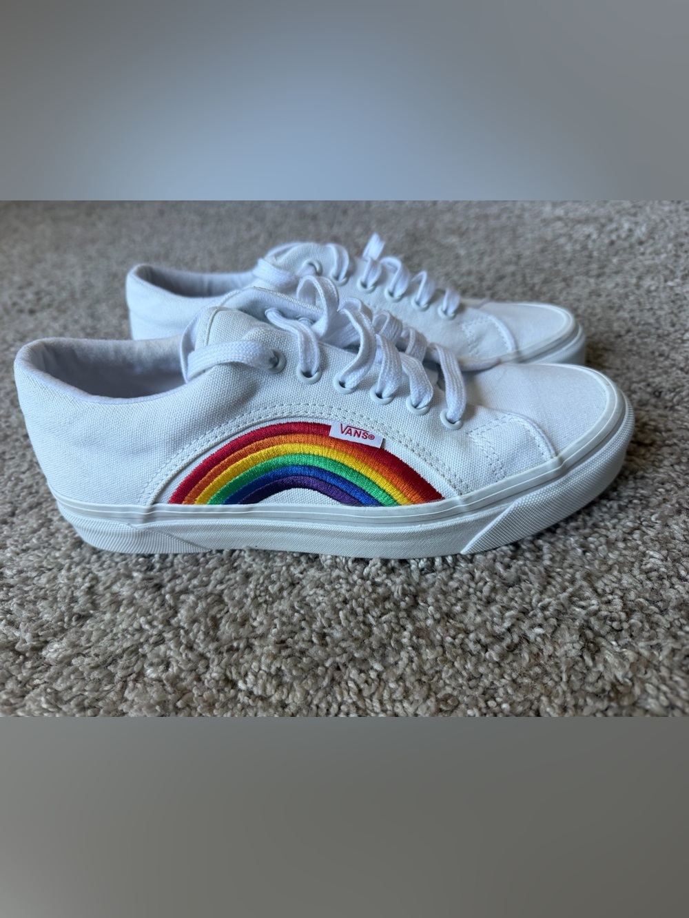 VANS limited edition Lampin 86 rainbow sneakers sz 9